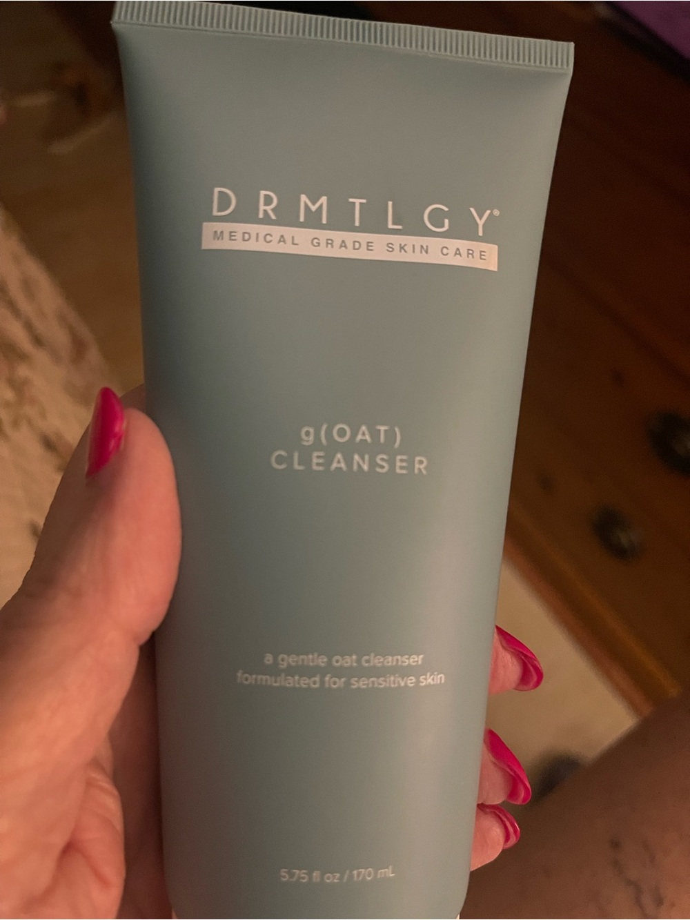 DRMTLGY g(OAT) Cleanser — Soft Blue